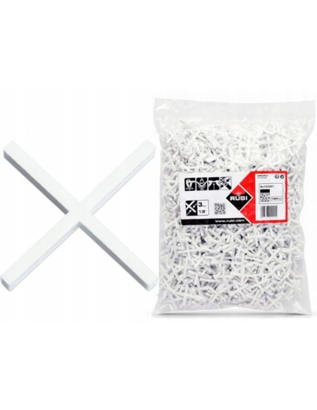 Krzyżyki dystansowe Rubi 300 szt. 02912
