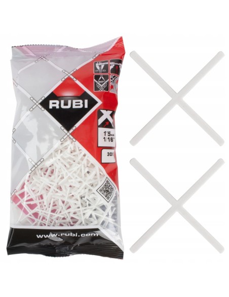 Krzyżyki dystansowe Rubi 300 szt. 02912
