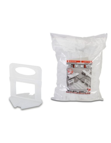 Zaciski/klipsy do poziomowania płytek Rubi CZARNE 400 szt. 02854