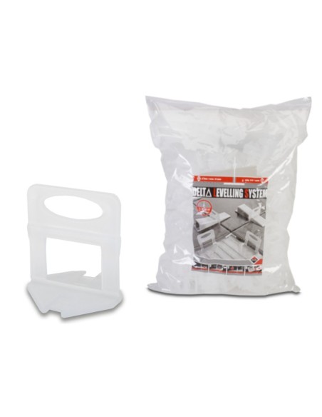 Zaciski/klipsy do poziomowania płytek Rubi CZARNE 400 szt. 02854