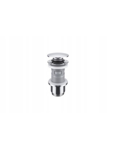 Korek z przelewem klik-klak okrągły Excellent srebrny ARIN.1485.01CR