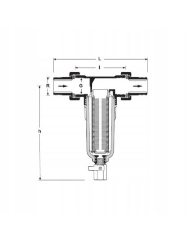 HONEYWELL FILTR DO WODY 25 PŁUK. MINI FF06-1AA