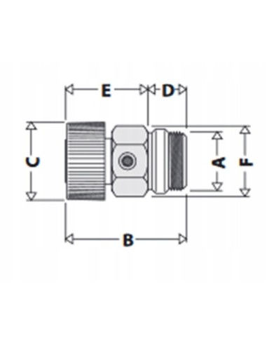 Odpowietrznik automatyczny 1/2" Caleffi