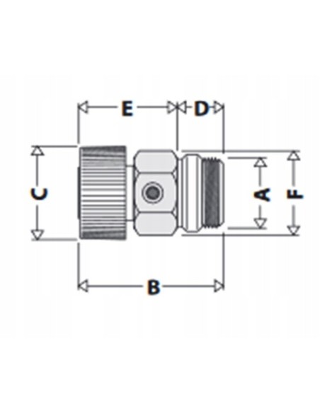 Odpowietrznik automatyczny 1/2" Caleffi