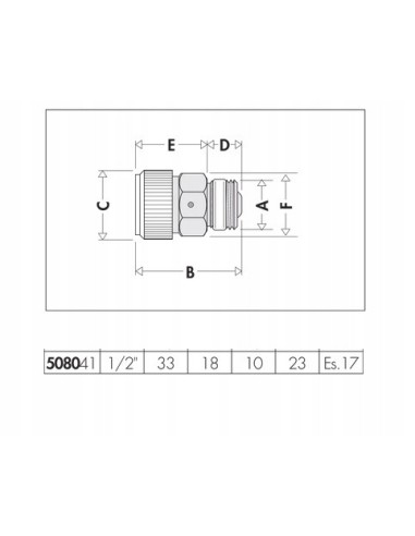 Odpowietrznik automatyczny 1/2" Caleffi