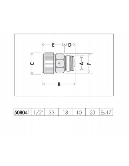 Odpowietrznik automatyczny 1/2" Caleffi