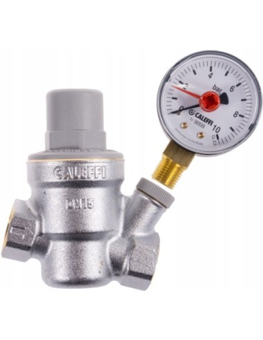 CALEFFI REDUKTOR CIŚNIENIA 15 + MANOMETR 533241