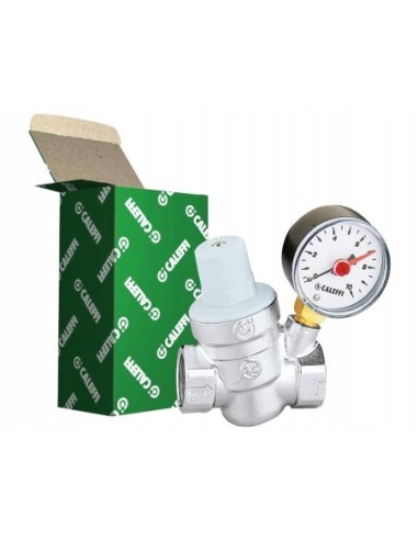 CALEFFI REDUKTOR CIŚNIENIA 15 + MANOMETR 533241