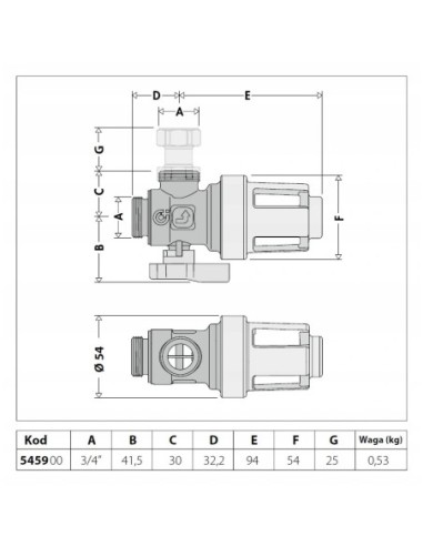 CALEFFI ZESTAW PODŁĄCZENIOWY DO KOTŁÓW 290920