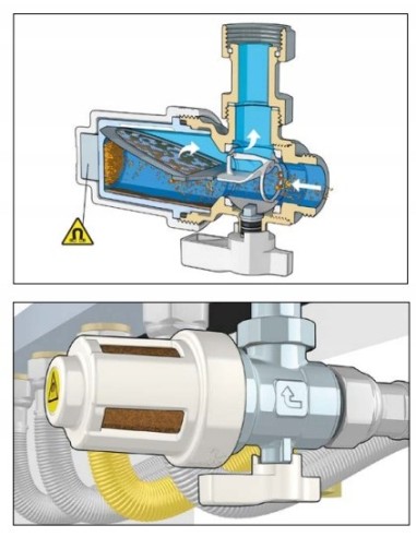 Caleffi urządzenie filtrujące z magnesem 545900