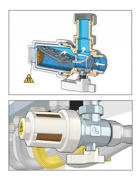 Caleffi urządzenie filtrujące z magnesem 545900