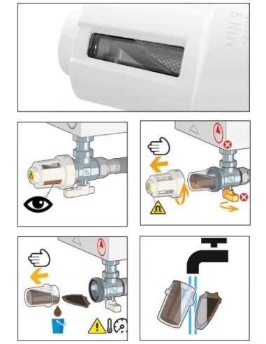 Caleffi urządzenie filtrujące z magnesem 545900