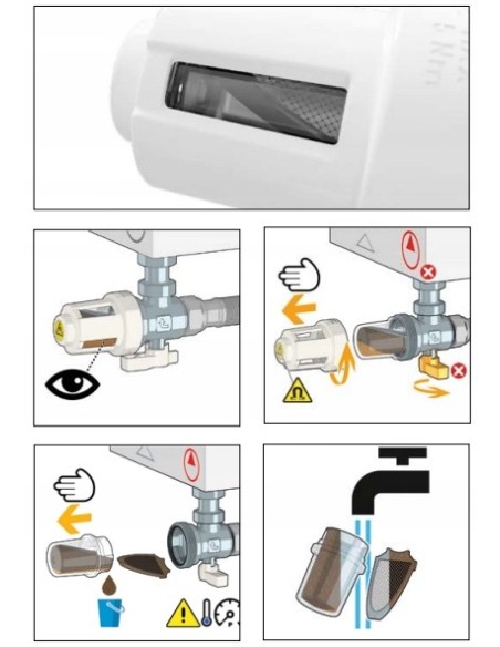 Caleffi urządzenie filtrujące z magnesem 545900