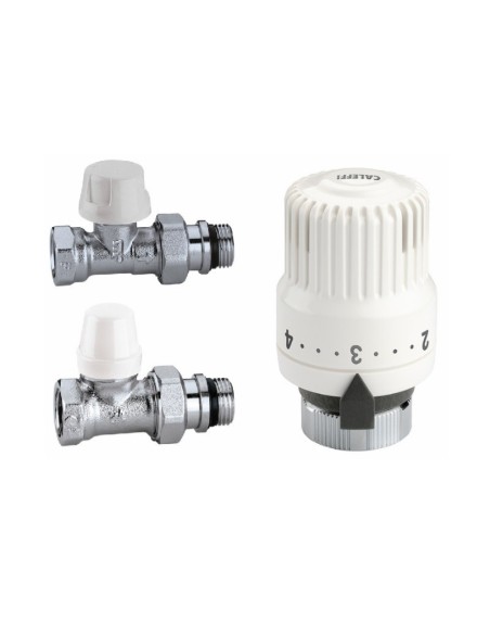 Caleffi zestaw termostatyczny prosty KIT4221402
