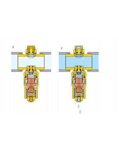 CALEFFI ZAWÓR ZABEZP.ANTYZAMARZANIOWY 32 108701