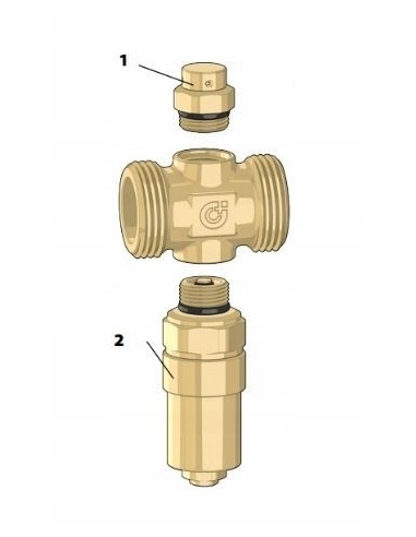 CALEFFI ZAWÓR ZABEZP.ANTYZAMARZANIOWY 32 108701