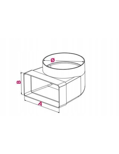 Awenta Kolano 90 st. 75x150 KP75-23