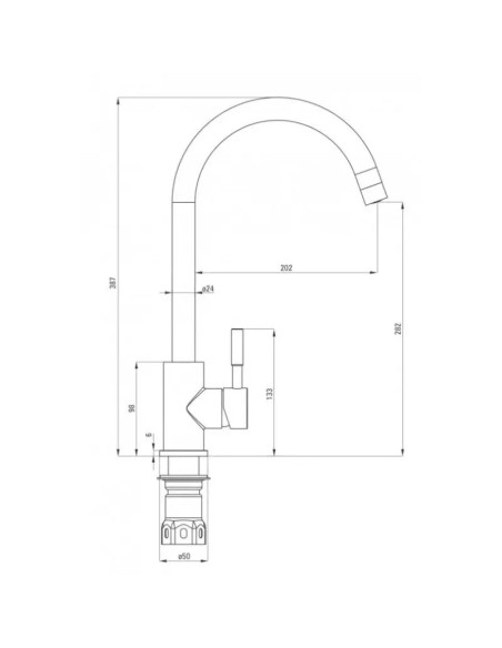 Bateria kuchenna stojąca Deante Lima stal szczotkowana