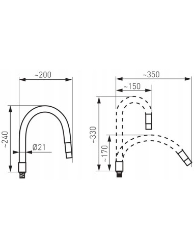 FERRO WYLEWKA ELASTIC DO BAT ZUMBA BIAŁA W100W-B
