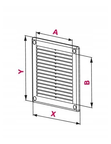 Awenta Kratka wentylacyjna TRU 30X30 TRU10