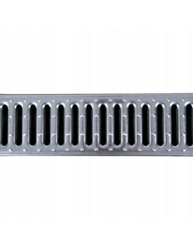 Kanał ze stalową kratką - Odpływ liniowy SL10081100