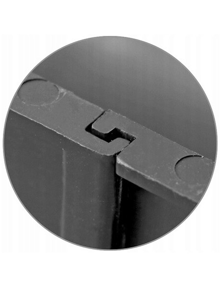 Kanał ze stalową kratką - Odpływ liniowy SL10081100