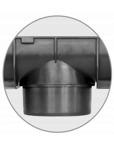 Kanał ze stalową kratką - Odpływ liniowy SL10081100