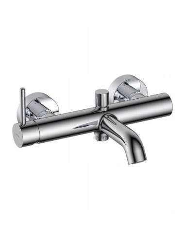 Bateria wannowa jednouchwytowa ścienna Omnires chrom Y1230CR