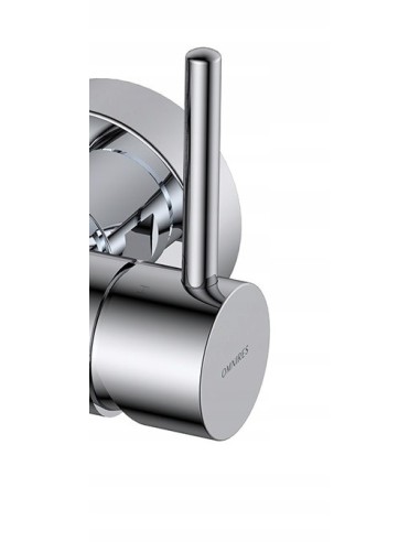 Bateria wannowa jednouchwytowa ścienna Omnires chrom Y1230CR