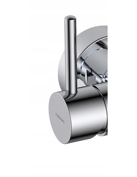 Bateria wannowa jednouchwytowa ścienna Omnires chrom Y1230CR