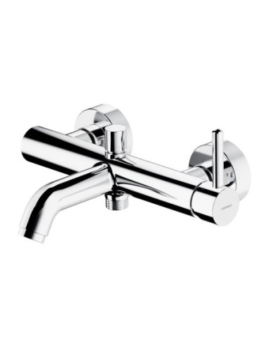 Bateria wannowa jednouchwytowa ścienna Omnires chrom Y1230CR