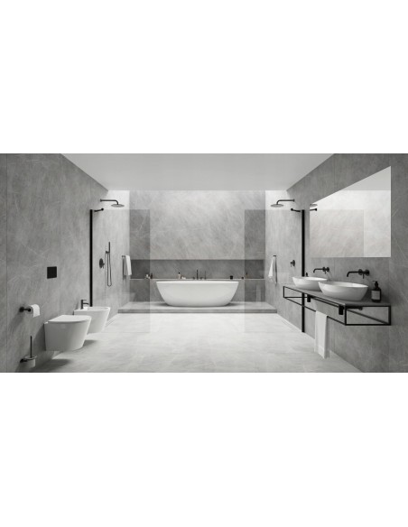 Bateria wannowa jednouchwytowa ścienna Omnires chrom Y1230CR