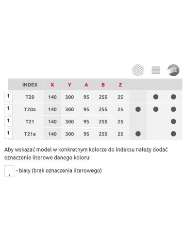 Awenta Kratka wentylacyjna Specjal II 9x25 T21