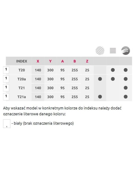Awenta Kratka wentylacyjna Specjal II 9x25 T21