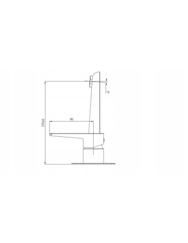 Bateria umywalkowa podtynkowa Omnires Parma chrom PM7415CR