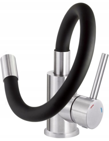 Bateria kuchenna stojąca Deante LUNO czarny, srebrny BOC_B720