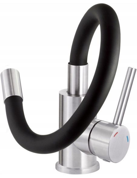 Bateria kuchenna stojąca Deante LUNO czarny, srebrny BOC_B720