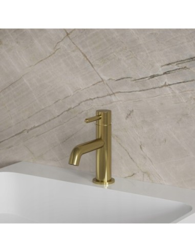 Bateria umywalkowa stojąca Omnires mosiądz szczotkowany Y1210NBSB