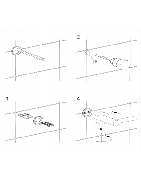 Uchwyt na papier Omnires mosiądz szczotkowany MP60510BSB