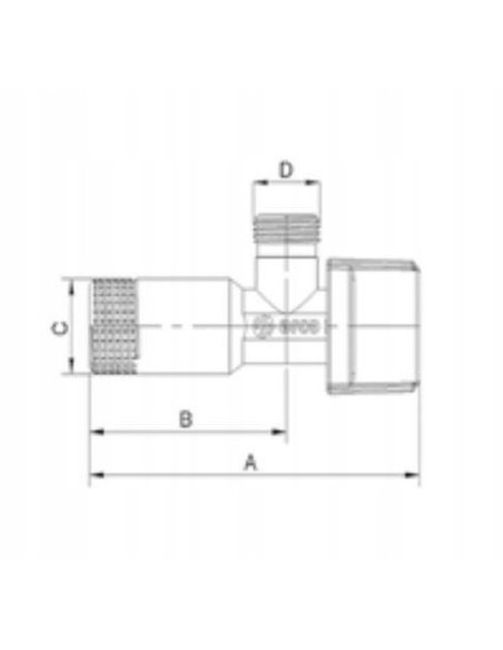 Arco zawór kątowy 1/2X3/8 NOV77MAC