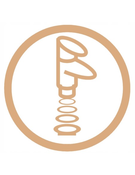 Bateria kuchenna stojąca Invena Kameleon czarna BZ29L04C