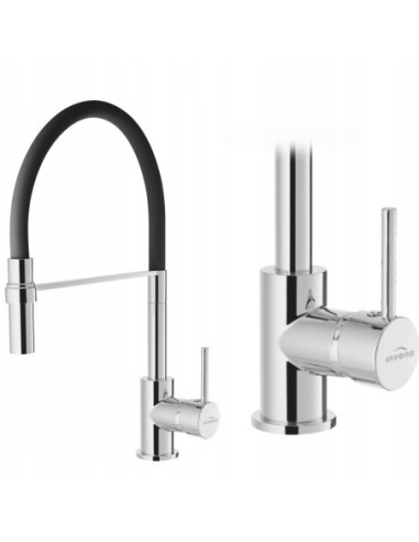 Bateria kuchenna stojąca Invena Kameleon czarna BZ29L04C