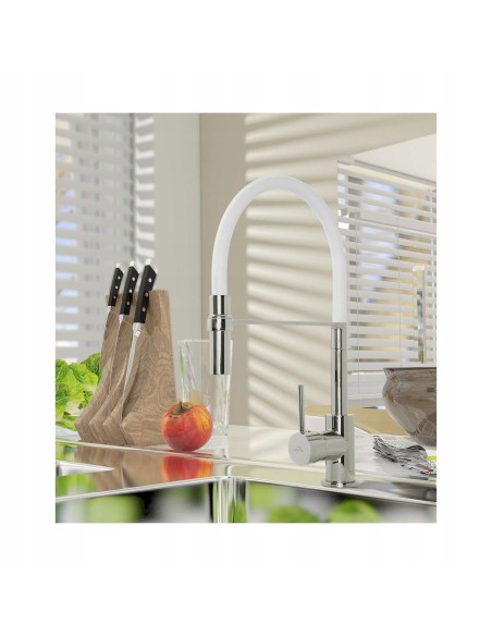 Bateria kuchenna stojąca Invena Kameleon biały BZ29L02C