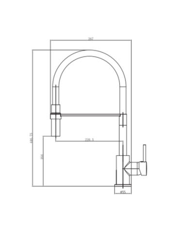 Bateria kuchenna stojąca Invena Kameleon biały BZ29L02C