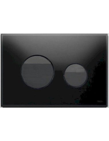 Przycisk spłukujący do WC Tece Loop czarny 9240657