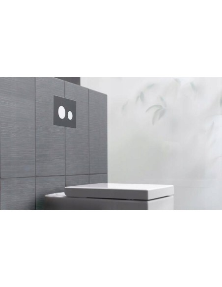 Przycisk spłukujący do WC Tece Loop czarny 9240657