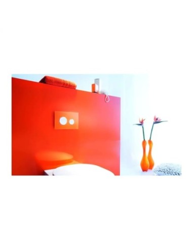 Przycisk spłukujący do WC Tece Loop czarny 9240657