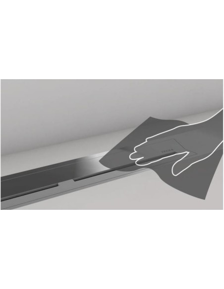 Tece Drainprofile Kompletny odpływ liniowy korpus + ruszt 90 cm stal 670900