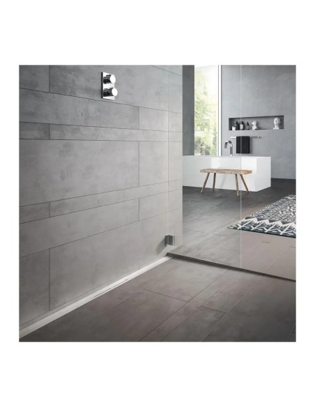 Tece Drainprofile Kompletny odpływ liniowy korpus + ruszt 90 cm stal 670900