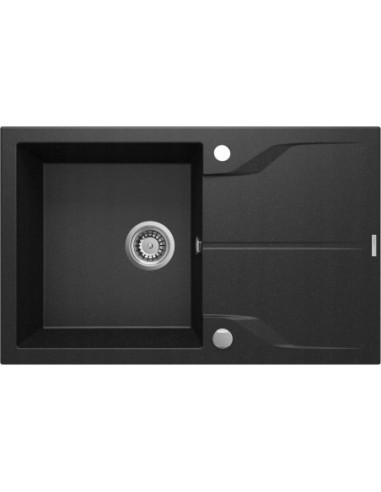 Zlewozmywak jednokomorowy Deante Andante granit czarny